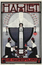 Hamlet par Lebeau, Chris (1878-1945). Színes litográfia, méret: 121x79,3