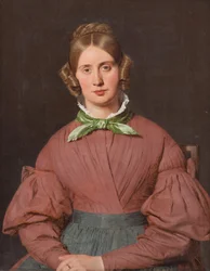 Susanne Cecilie Købke, szül. Købke, a művész feleségének portréja