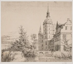 Frederiksborg kastély. Buli Møntbroenben