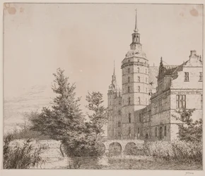 Frederiksborg kastély. Buli Møntbroenben