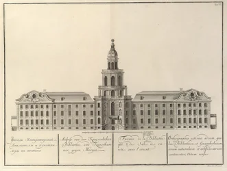 Birodalmi Könyvtár és Kunstkammer Kezdő: A Birodalmi Tudományos Akadémia épülete, 1741