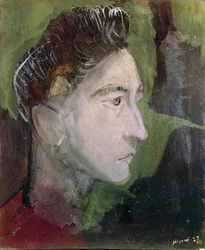 Jean Cocteau (1889-1963) portréja, 1927 (olaj, vászon)