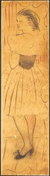 Triptichon (a szerelmesek jelenetének rajza) (ceruza papíron) (lásd még: 742028-29)