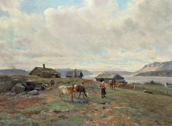 Reggeli hangulat Holmvassbu-ban