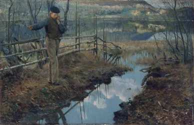 Fűzfa fuvola (olaj, vászon)