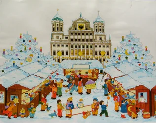 Karácsonyi vásár (Augsburg óvárosa)