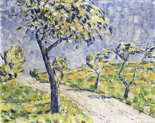 Őszi táj; Herbstlandschaft, 1907 körül (olaj, vászon)
