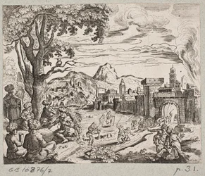 Illusztráció: Adam Olearius: „Perzsa Rosenthal, Schich Saadi zseniális költő […]”, Schleswig 1660