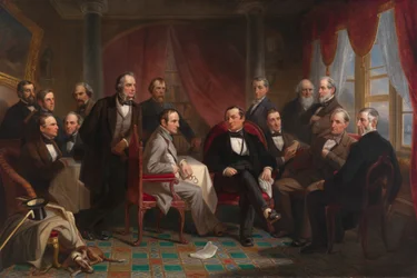 Washington Irving és irodalmi barátai Sunnyside-ban
