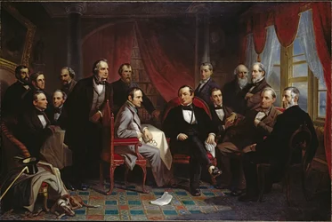 Washington Irving és irodalmi barátai Sunnyside-ban