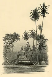 Natha Dewale szentély, Kandy, Ceylon, 1898.
