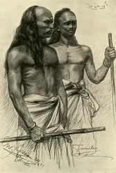 Tamil férfiak, Colombo, Ceylon, 1898.