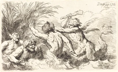 Harc Tritonokkal