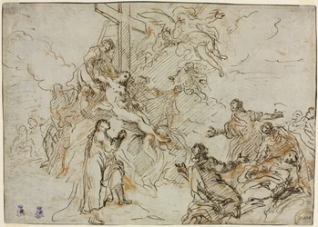 The Deposition verso, 18. század második fele.