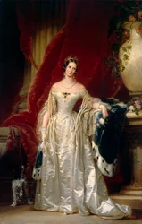 Alekszandra Fjodorovna, poroszországi Sarolta császárné portréja, 1840