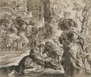 A szerelem kertje jobb oldali blokk, 1630-as évek.
