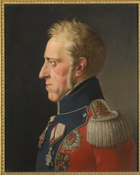 Frederic VI de Danemark - VI. Frigyes dán portréja (1768-1839) - Christoffer-Wilhelm Eckersberg (1783-1853). Olajfestmény