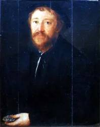 Cornelius Gros portréja (panel)