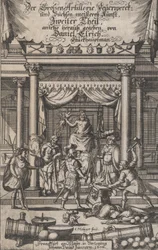 Címlap, "A nagy tüzérségi tűzijáték...", 1676.