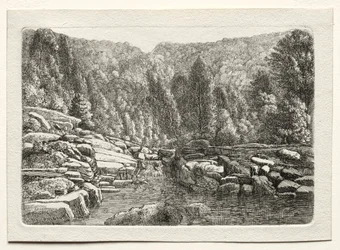 Víz a hegyekben, c. 1790-1800.