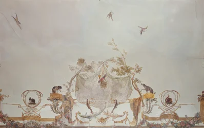 The Grande Singerie, részlet, 1735 körül (falfestmény)