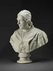 XIV. Kelemen pápa (1705-74) 1772-76 körül (márvány)