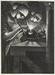 Acetilénhegesztők, 1917