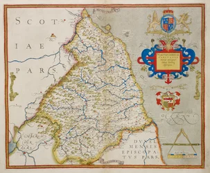 Northumbria térképe, „Anglia és Wales atlasza”