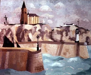 Templom a sziklán, Dieppe, 1929