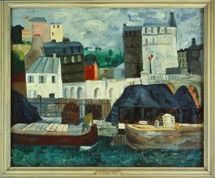 A Szajna Passynál, 1928. április-május (olaj, vászon)