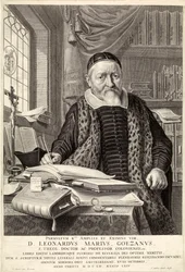 D. Leonardus Marius Goezanus, pub. 1654-es metszet.