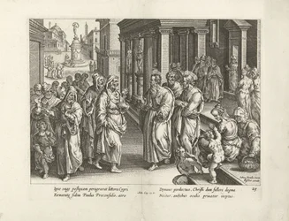 Pál vitázik Elymas varázslóval Az Apostolok Cselekedetei (sorozat címe) Acta Apostolorum (sorozat címe)