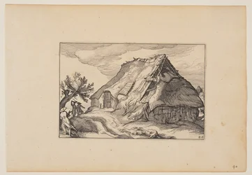 A Barn, a Landscapes (Verscheyden aerdige Lanthuysen...)