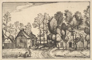 Táj kivágott fákkal, 17. tábla a Brabanti Hercegség régióiról és városairól..., kb. 1610