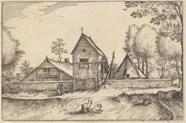 Falas nagy farm, Regiunculae et Villee Aliquot Ducatus Brabantiae 23-as lemeze, kb. 1610