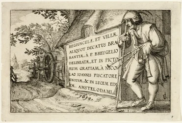 Címlap, a tanyák, vidéki házak és falusias falvak képei után (Praediorum villarum et rusticarum casularum icones)