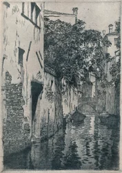 San Agostino-csatorna, Velence, c1905 1914-1915
