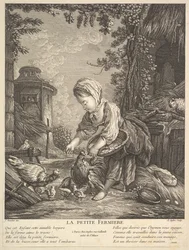A kis tanyasi lány, kb. 1753.