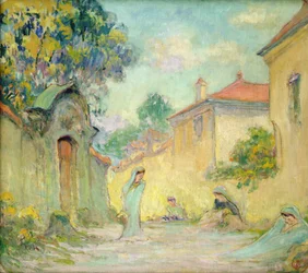 Meudon utca (olaj, vászon)