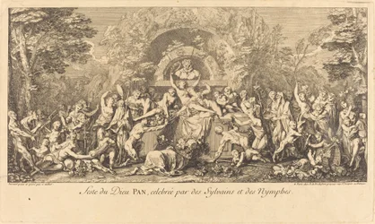 Feste du Dieu Pan, celebree par des Sylvains et des Nymphes (Pán Isten ünnepe, amelyet Sylvans és Nimphs ünnepel)