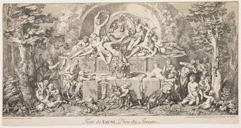Fawn ünnepe, az erdők istene, c. 1740