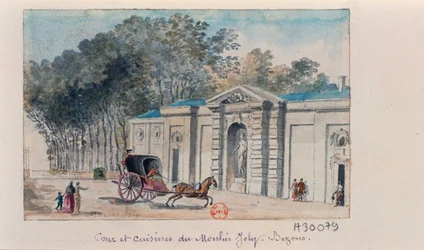 Claude Henri Watelet - A Moulin Joly udvara és konyhái