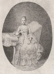 Marguerite Le Comte portréja, 1764.