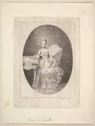 Marguerite Le Comte portréja, 1764.
