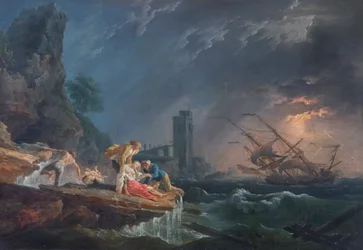 Hajóroncs, 1760-65 körül (olaj, vászon)