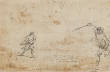Dávid és Góliát (verso)