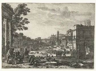 Forum Romanum te Rome A Campo Vaccino