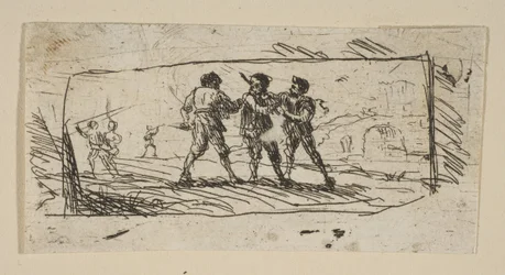 Tanulmány a Brigands alsó részlegével, kb. 1633.