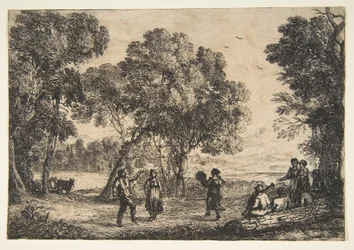 A Country Dance Small Plate, kb. 1637.