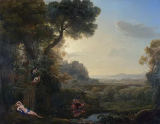Táj Narcisszosszal és Echóval, 1644